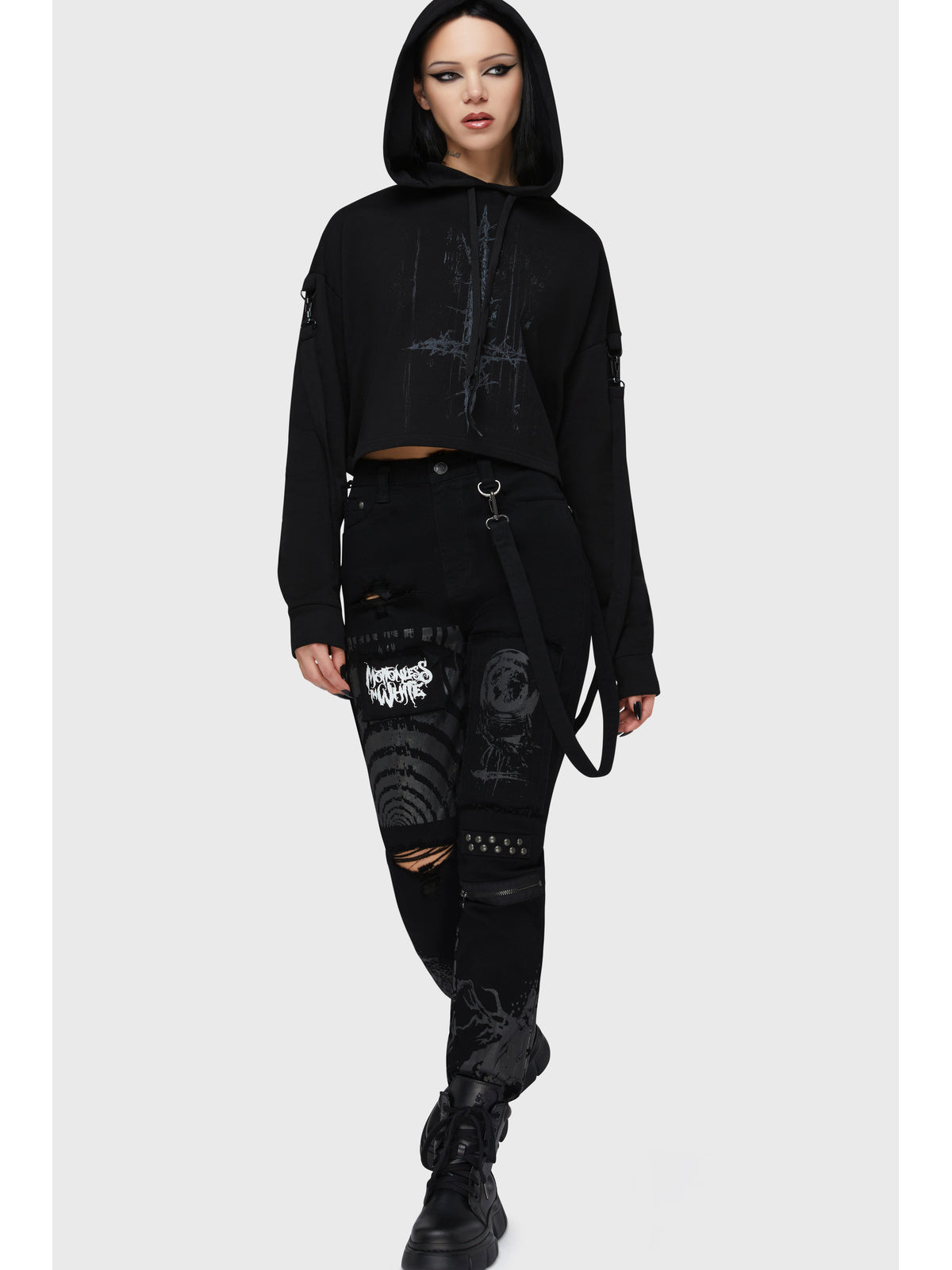 Final Dictvm | CROPPED HOODIE