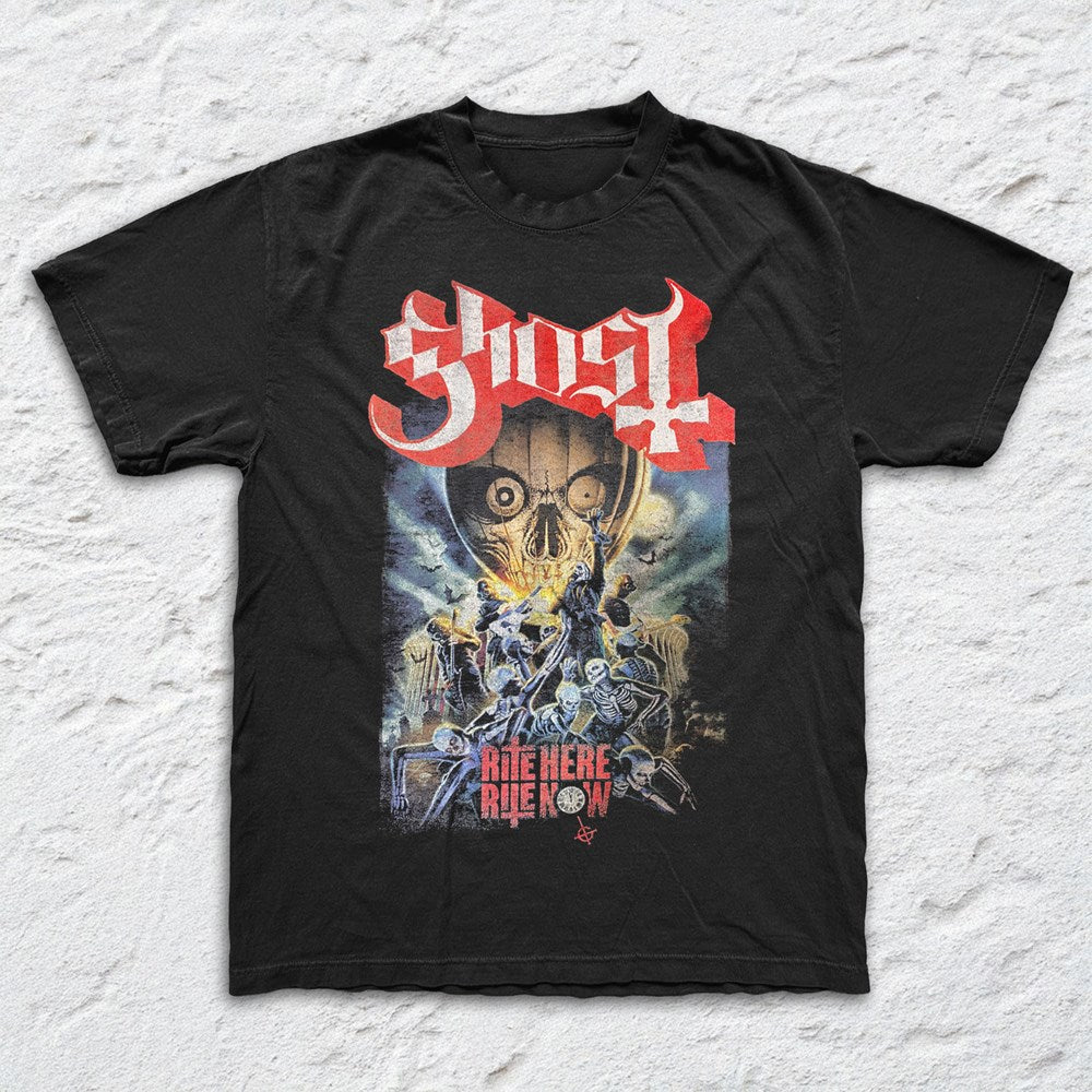 Ghost | Rite Here Rite Now Poster T-SHIRT [PREORDER]