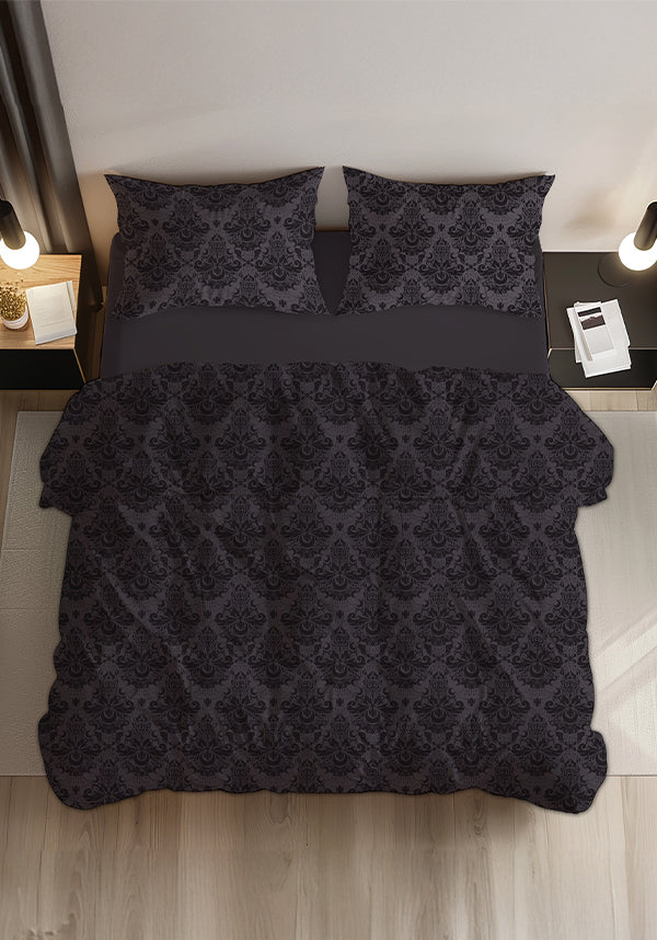 Good Mourning [Grey] | QUILT SET [QUEEN]
