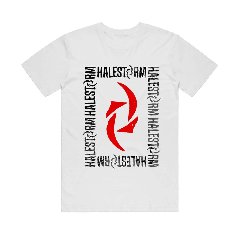 Halestorm | Text Frame [White] T-SHIRT [PREORDER]