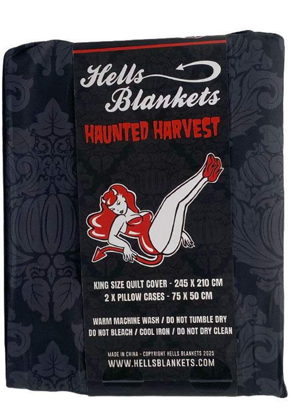 Haunted Harvest [Black/Grey] | QUILT SET [SINGLE]