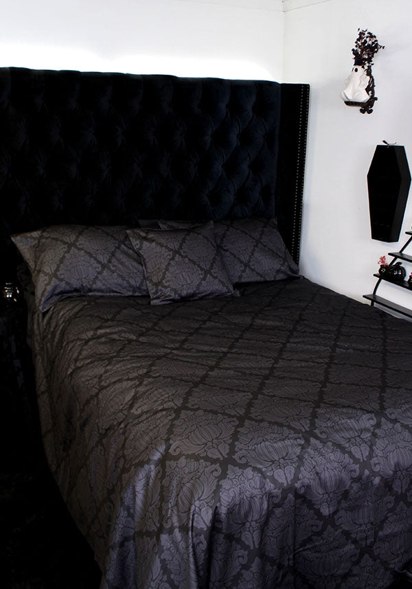 Haunted Harvest [Black/Grey] | QUILT SET [QUEEN]