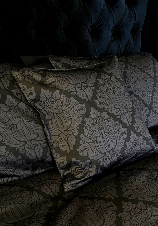 Haunted Harvest [Black/Grey] | QUILT SET [KING SINGLE]