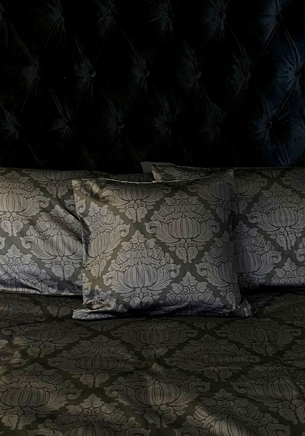 Haunted Harvest [Black/Grey] | QUILT SET [QUEEN]