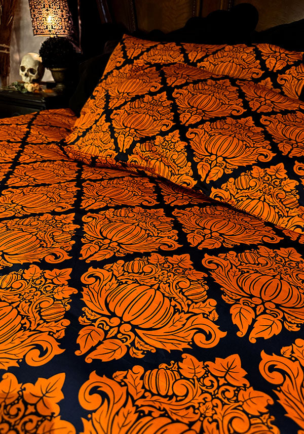 Haunted Harvest [Black/Orange] | QUILT SET [SUPER KING]