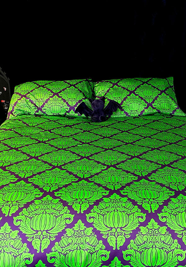 Haunted Harvest [Green/Purple] | QUILT SET [SINGLE]
