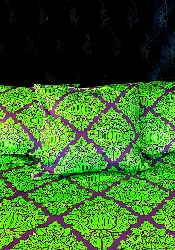 Haunted Harvest [Green/Purple] | QUILT SET [SINGLE]