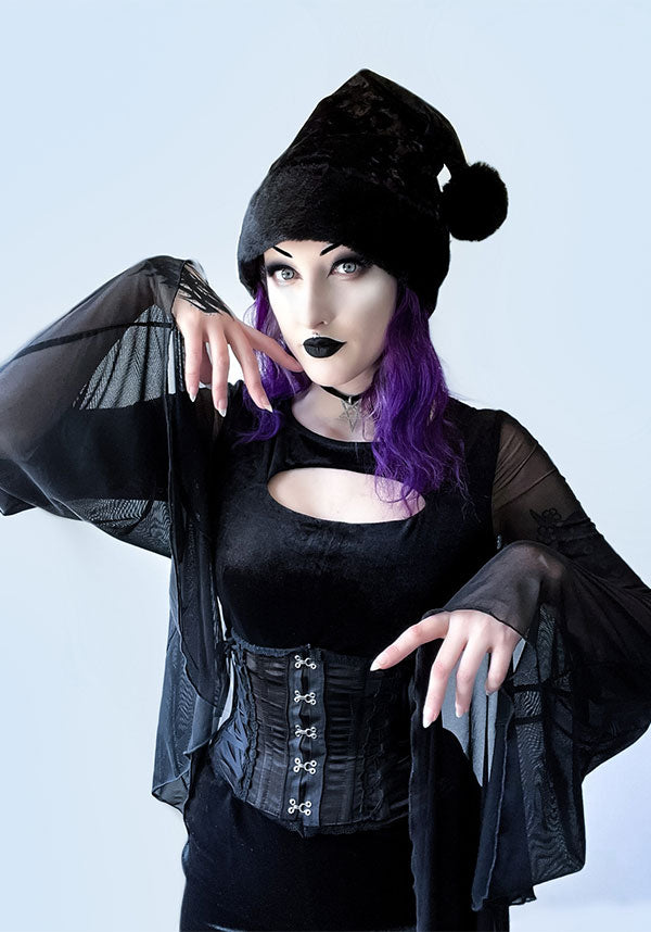Hexmas Spirit [Black] | SANTA HAT*