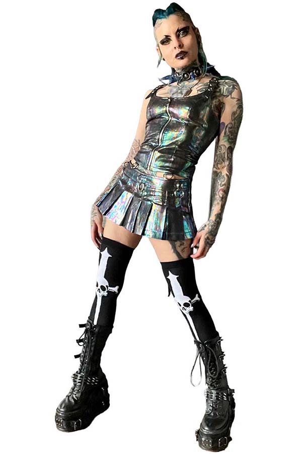 Hardcore PVC [Oil Spill] | BUSTIER