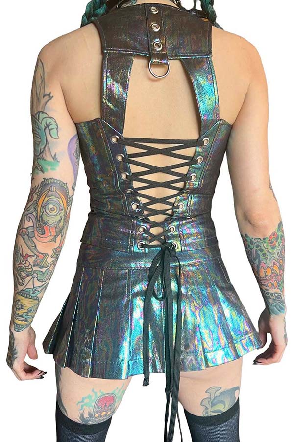 Hardcore PVC [Oil Spill] | BUSTIER