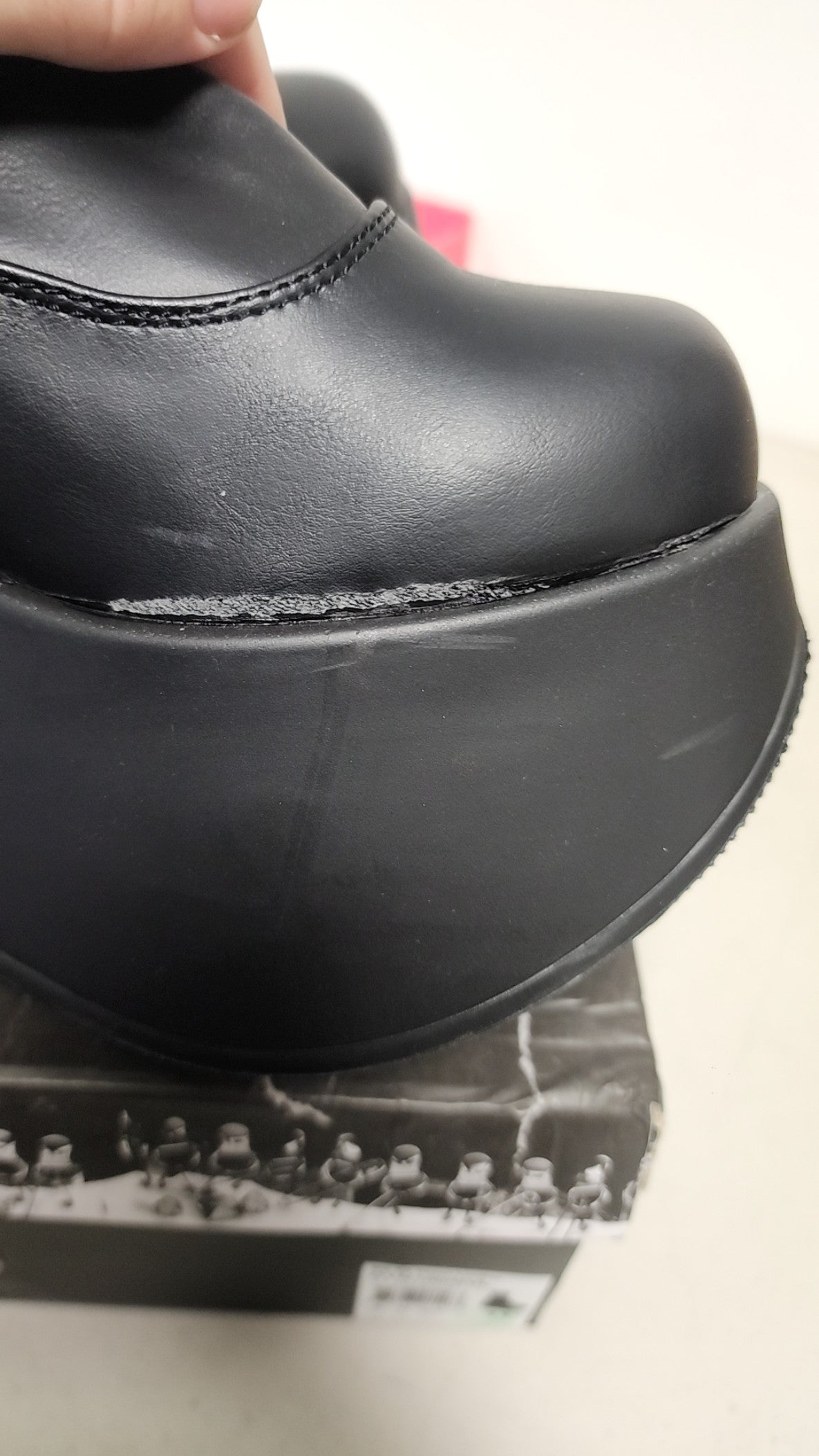 DYNAMITE100 [Black] PLATFORM BOOTS [IN STOCK] DAMAGED**