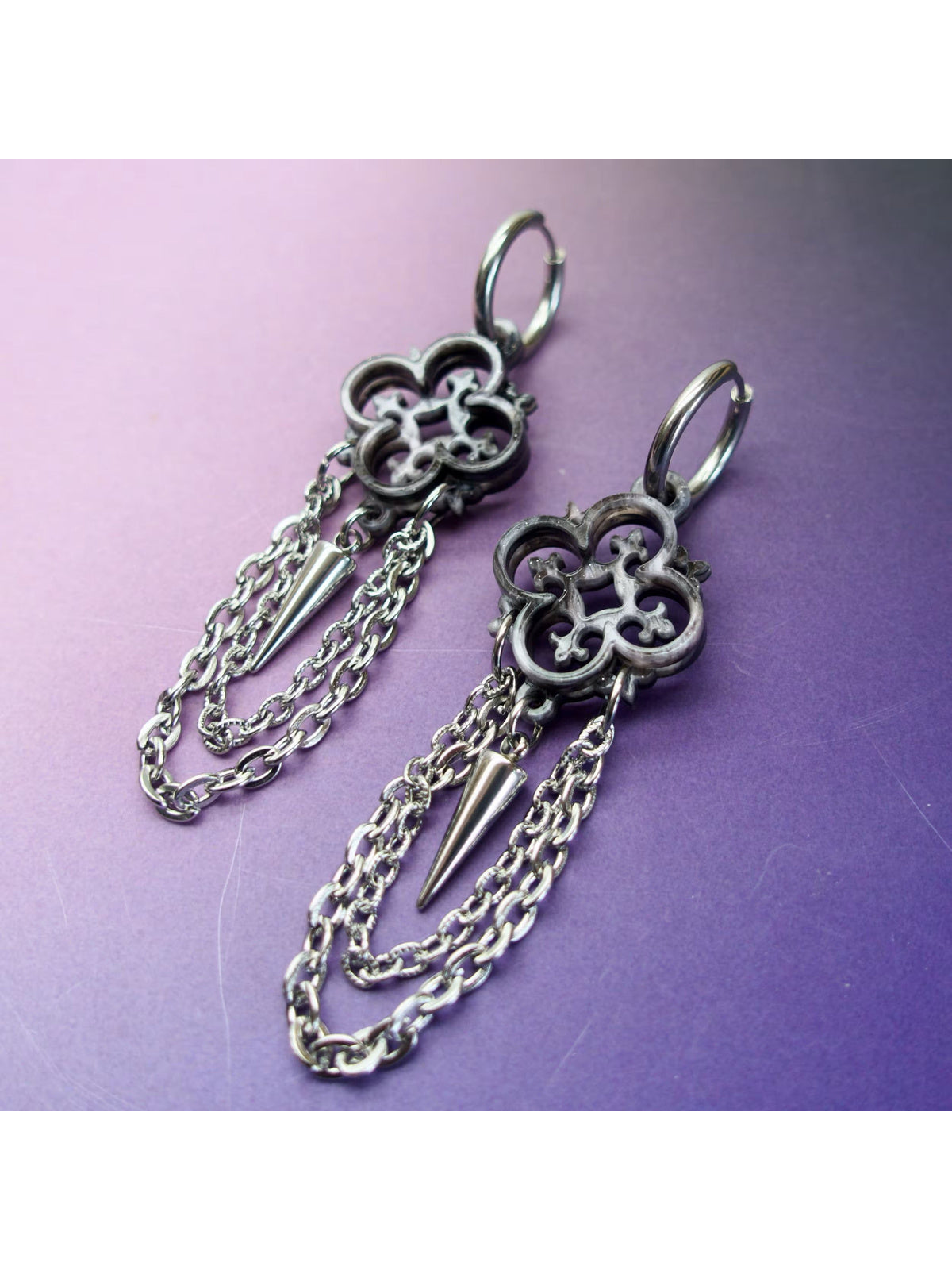 Iron Lace Cathedral Quatrefoil | EARRINGS