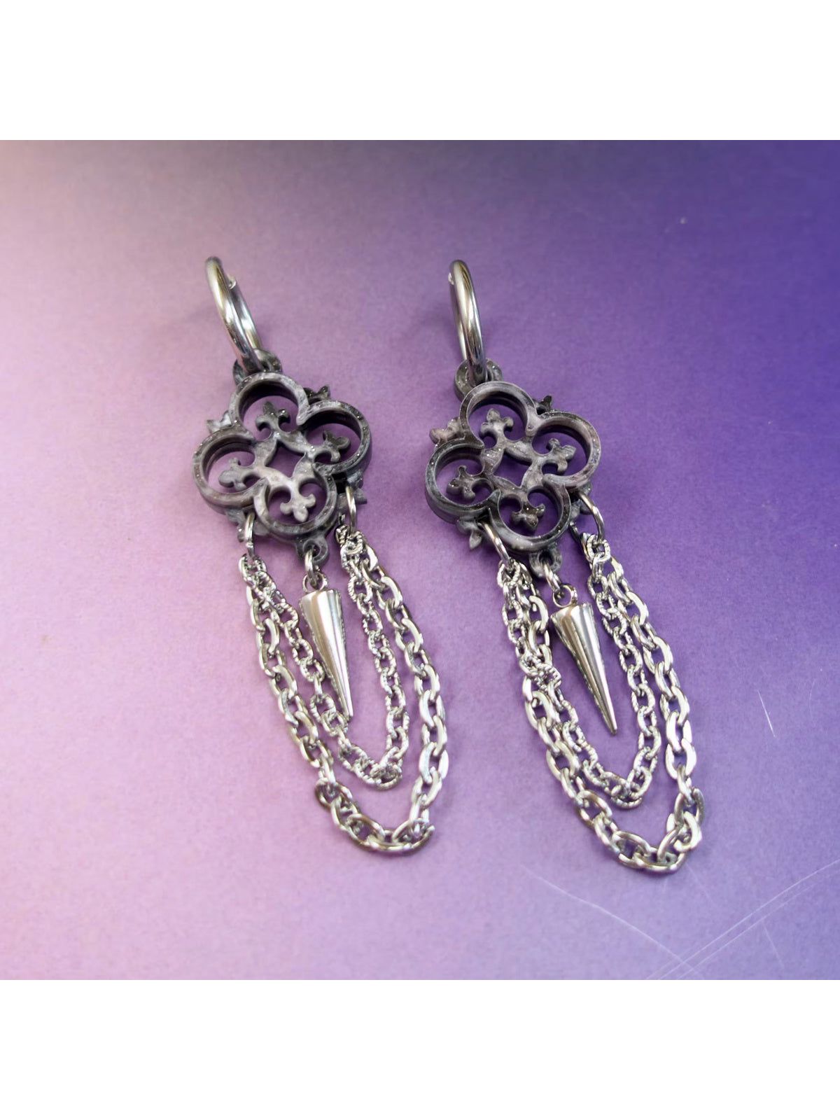 Iron Lace Cathedral Quatrefoil | EARRINGS
