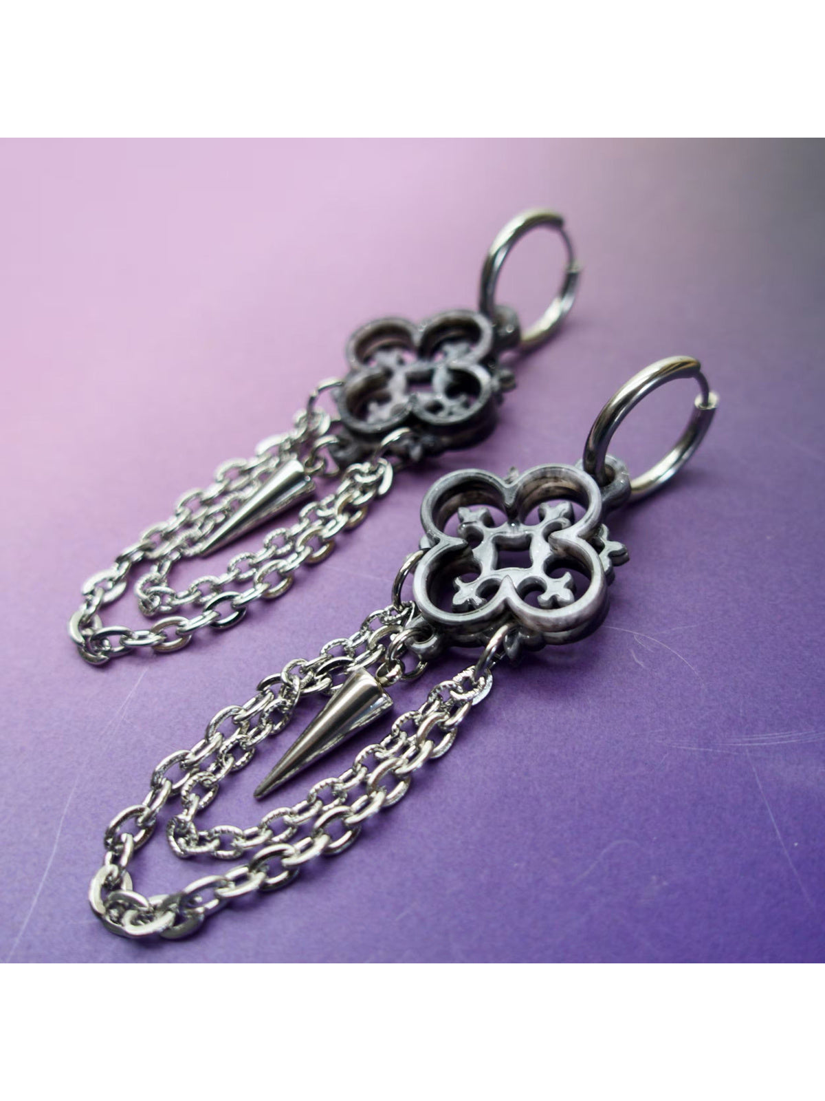 Iron Lace Cathedral Quatrefoil | EARRINGS