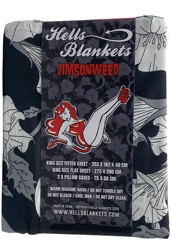 HELLS BLANKETS Jimsonweed | SHEET SET [SUPER KING] - Detail 3