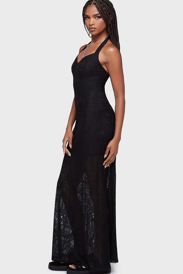 Lilith's Garden [Black] | MAXI DRESS