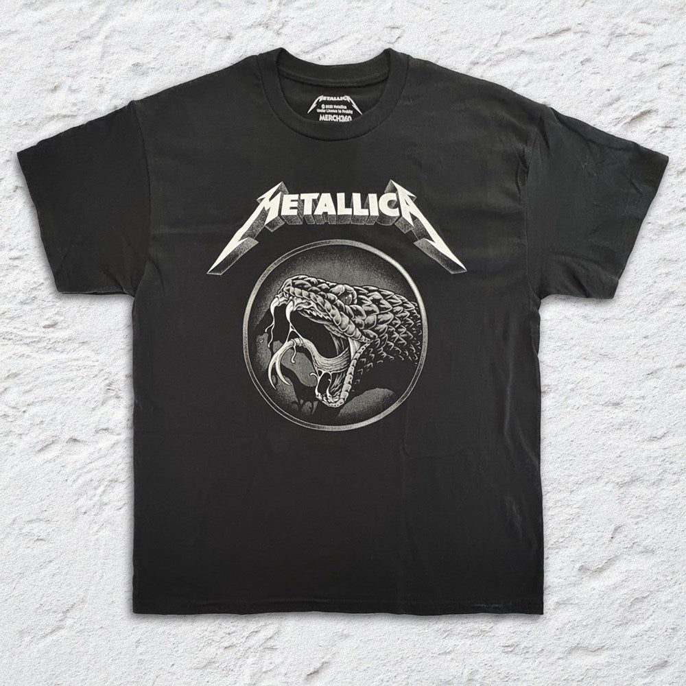 Metallica | Black Album Snake [Black] T-SHIRT [PREORER]