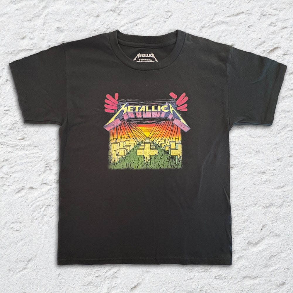 Metallica | Master of Puppets Cartoon Kids [Black] T-SHIRT [PREORER]