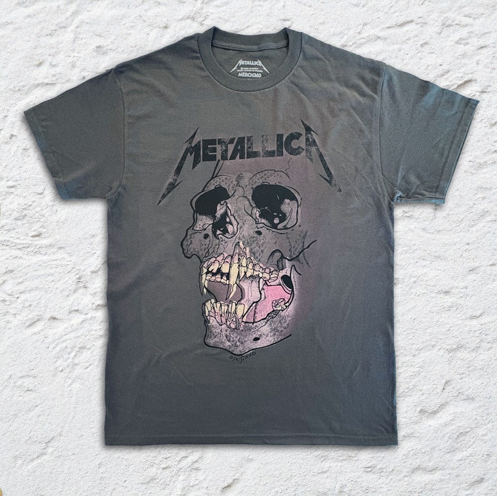 Metallica | Pushead Ionized Straw [Charcoal] T-SHIRT [PREORDER]
