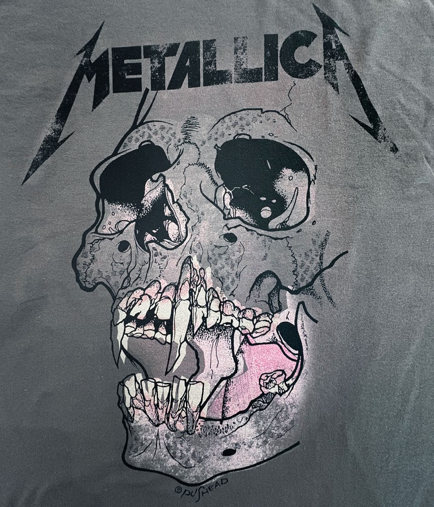 Metallica | Pushead Ionized Straw [Charcoal] T-SHIRT [PREORDER]