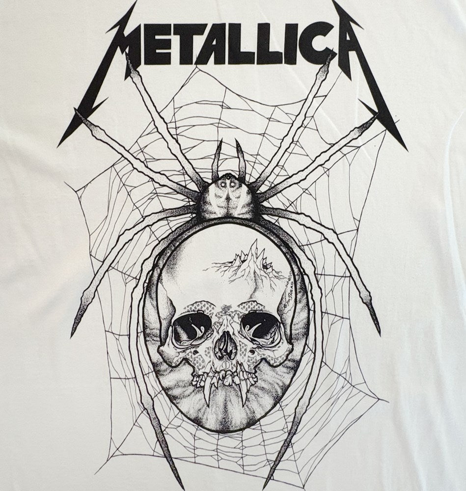 Metallica | Pushead Spider Web [White] T-SHIRT [PREORDER]