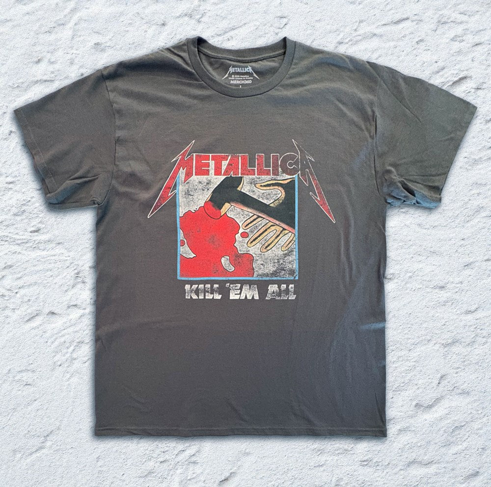 Metallica | Kill Em All Distressed [Charcoal] T-SHIRT [PREORDER]