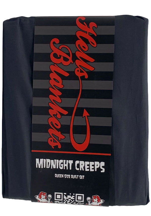 HELLS BLANKETS Midnight Creeps | QUILT SET [QUEEN] - Detail 3