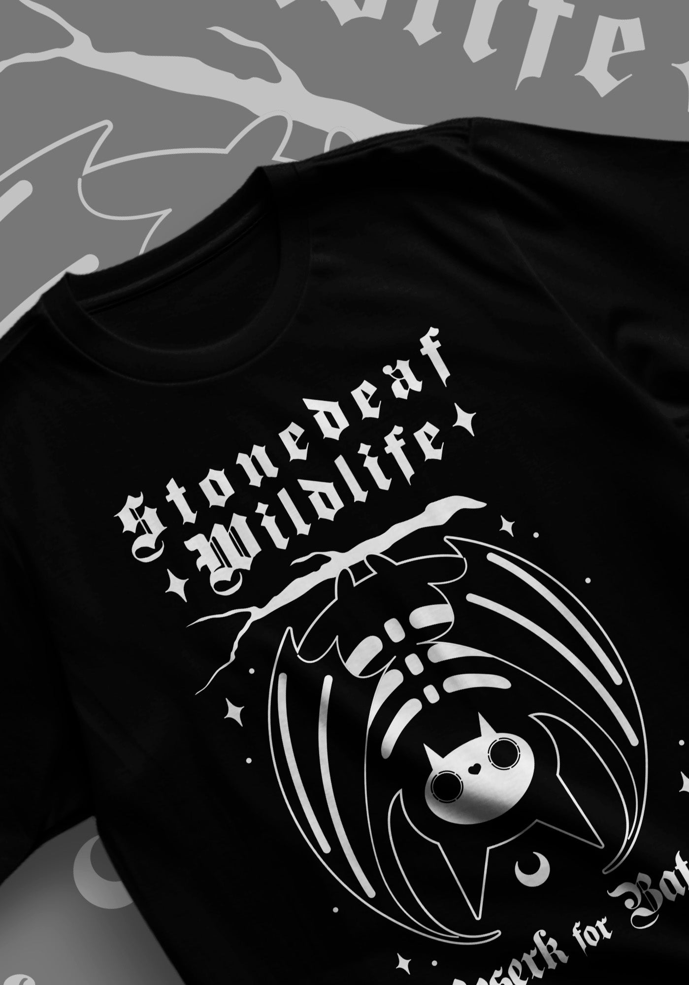 Batty Bones | STONEDEAF CHARITY T-SHIRT**