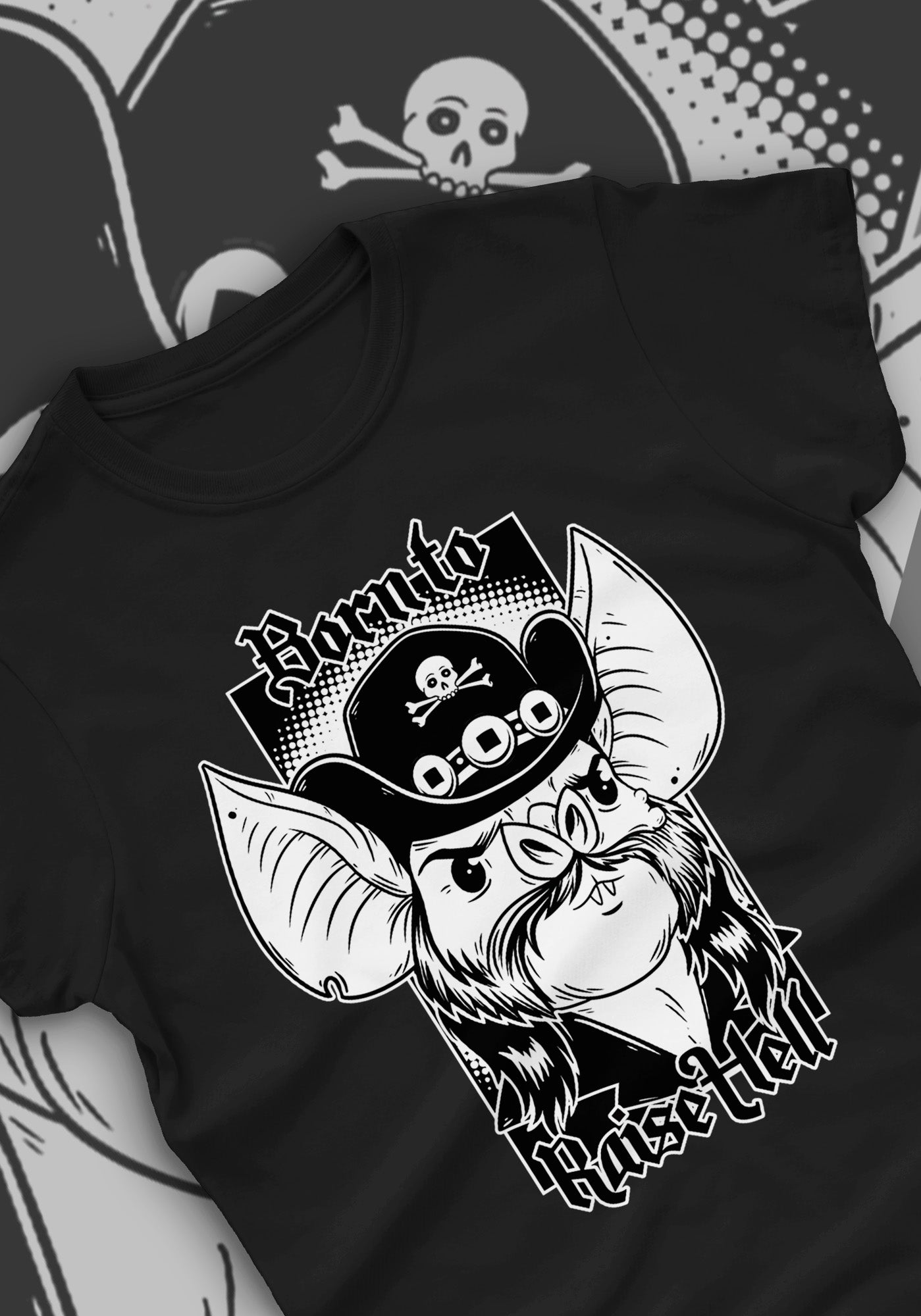 Born To Raise Hell | STONEDEAF CHARITY FITTED T-SHIRT**