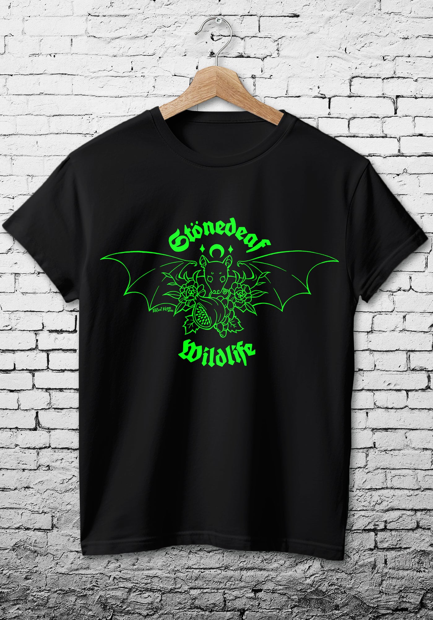 Fruit Friends [Green] | STONEDEAF CHARITY FITTED T-SHIRT**