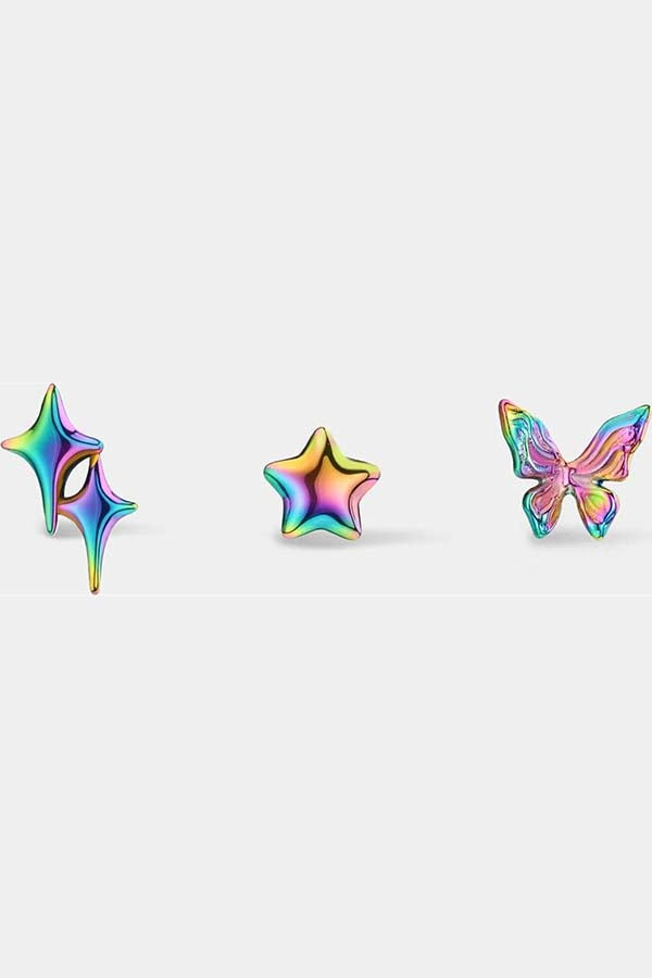 Prismatic | 3PC NOSE STUD