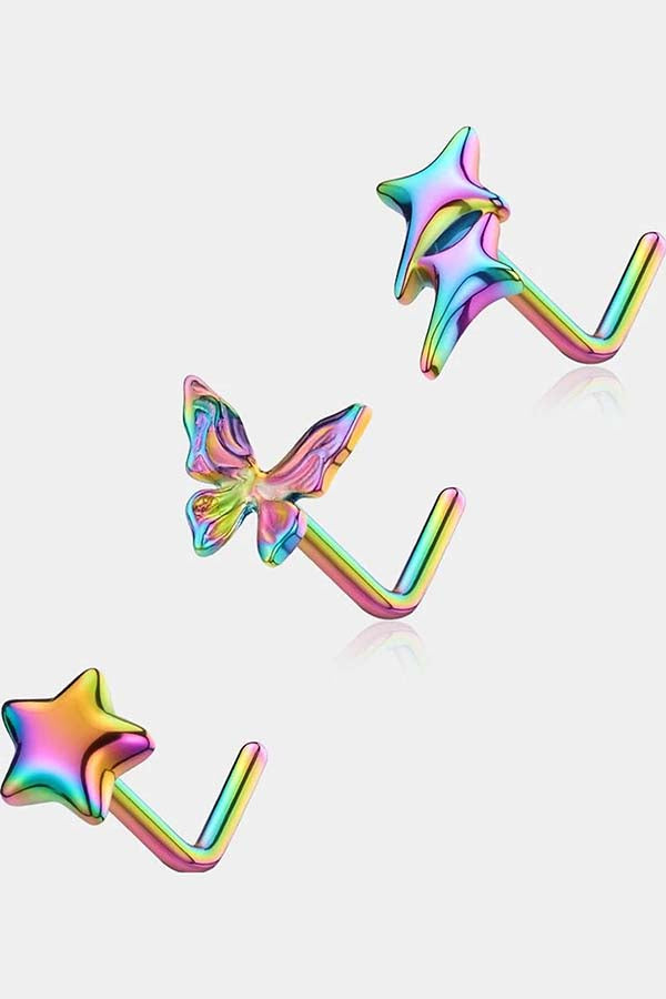 Prismatic | 3PC NOSE STUD