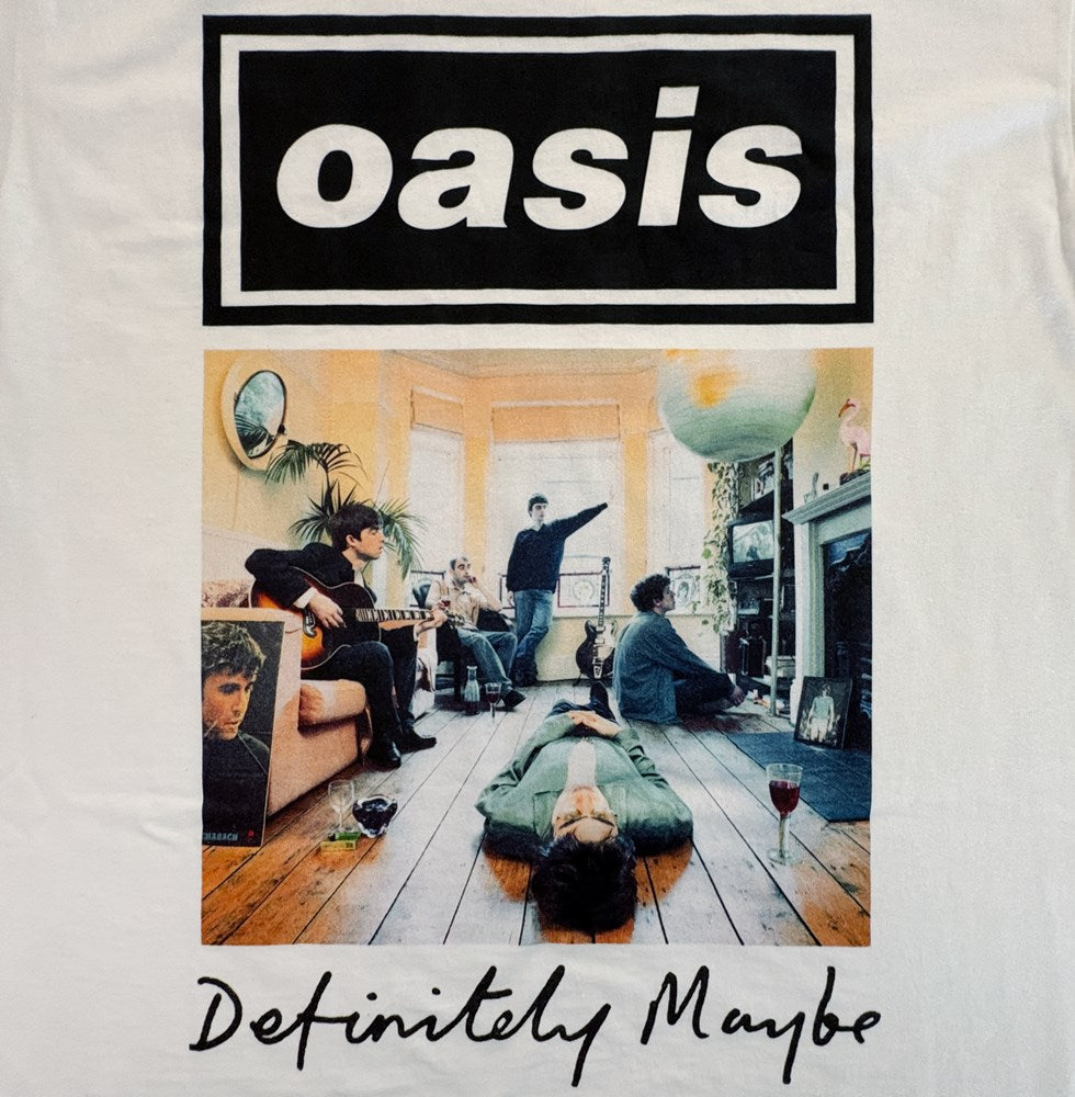 Oasis | Definitely Maybe Photo [White] T-SHIRT [PREORDER]