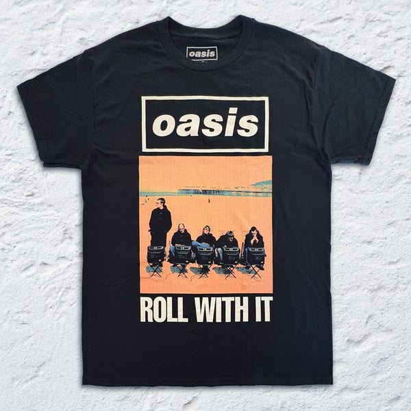 Oasis | Roll With It [Black] T-SHIRT [PREORDER]