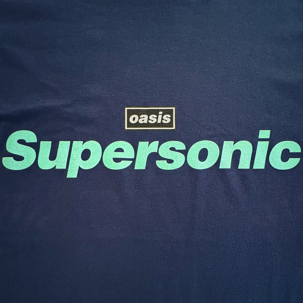 Oasis | Supersonic Text [Navy] T-SHIRT [PREORDER]