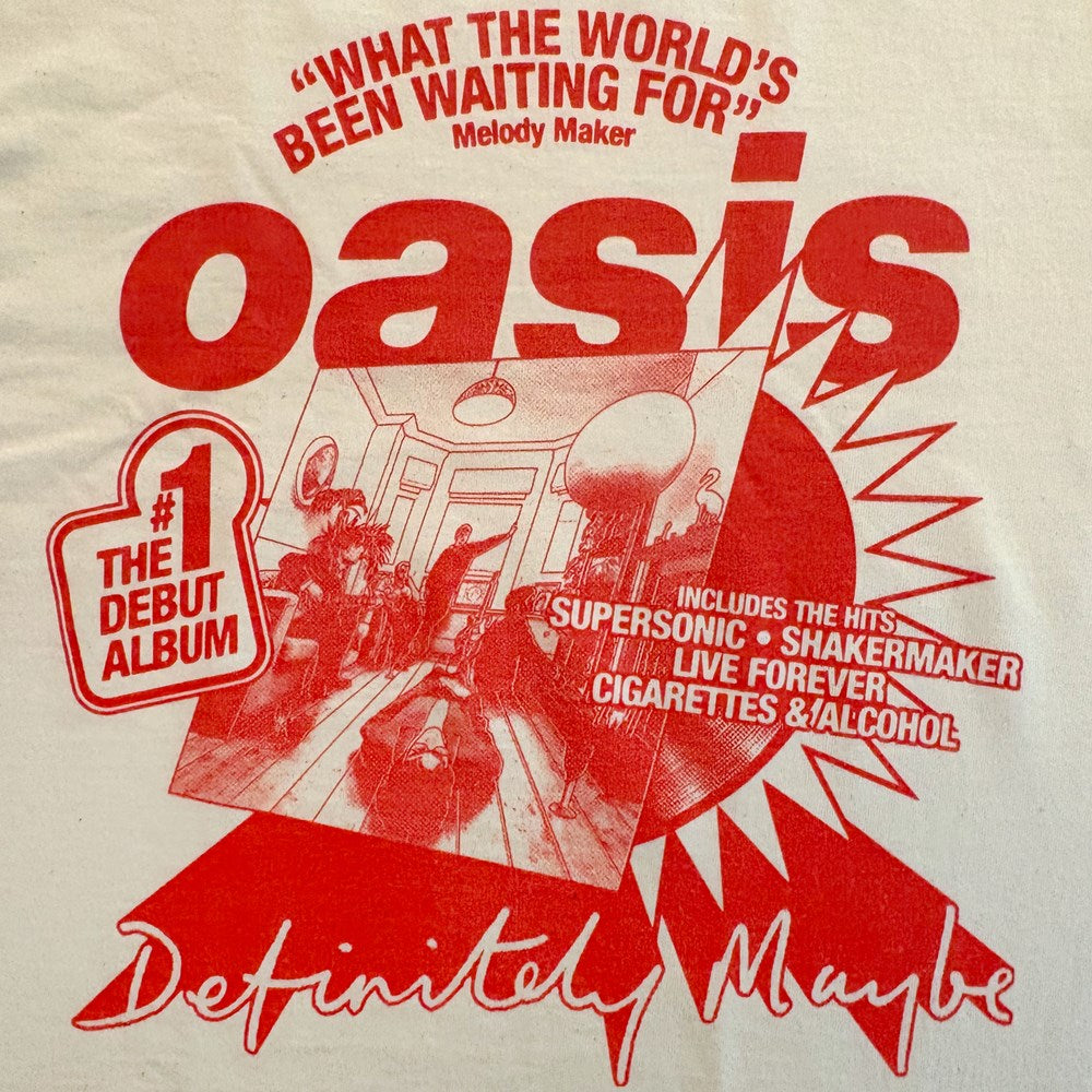 Oasis | What The World [Natural] T-SHIRT [PREORDER]