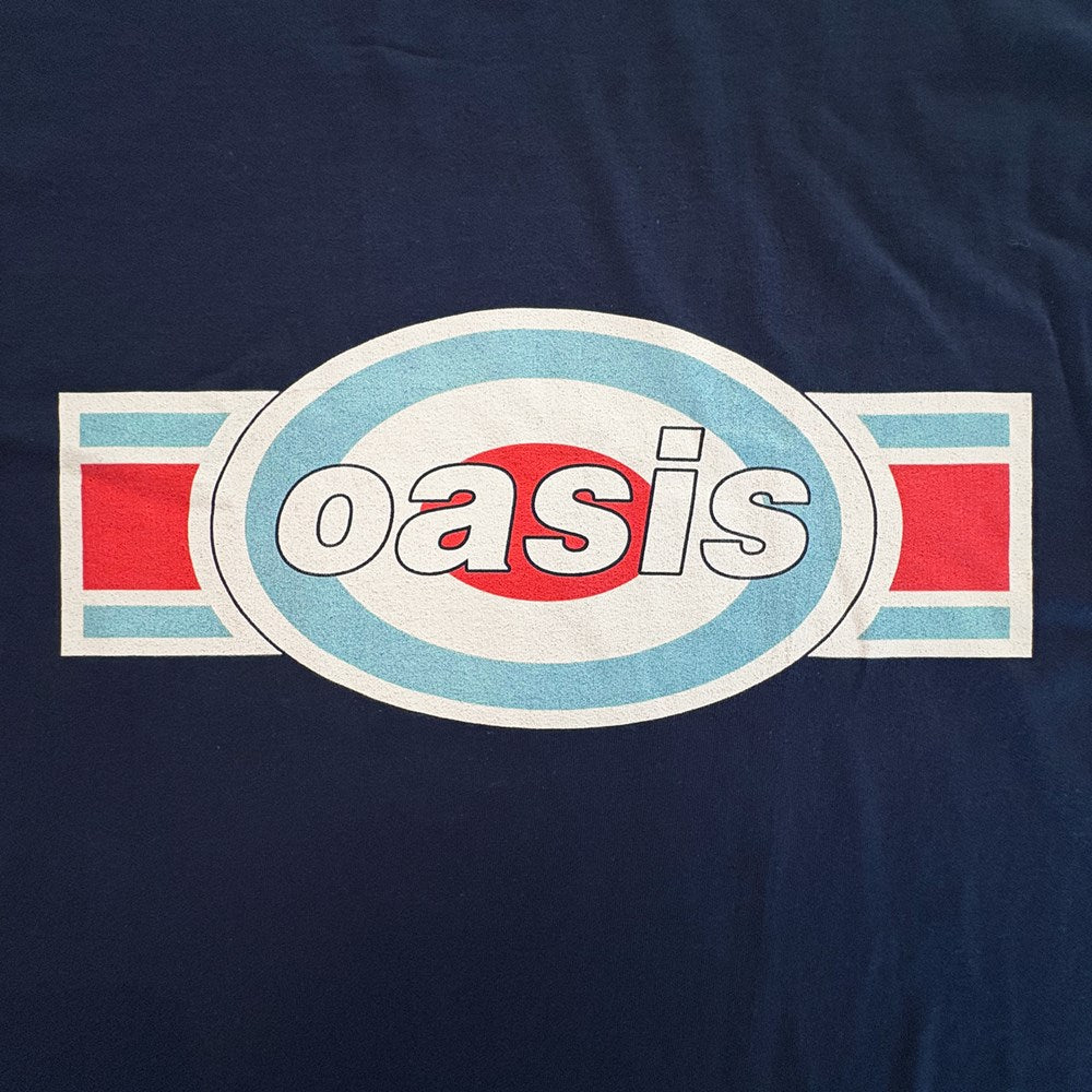 Oasis | Zoom Logo [Navy] T-SHIRT [PREORDER] | Official Band