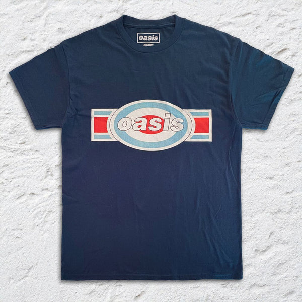Oasis | Zoom Logo [Navy] T-SHIRT [PREORDER] | Official Band