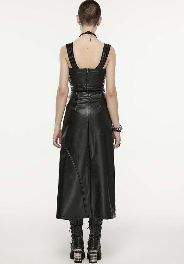 Pleated Faux Leather | TOP - Beserk - all, all clothing, all ladies, all ladies clothing, black, clothing, discountapp, faux leather, fp, googleshopping, goth, goth summer, goth summer clothing, goth tank top, gothic, gothic gifts, halloween clothing, labelnew, labelvegan, ladies, ladies clothing, ladies shirt, ladies top, ladies tops, may23, plus, plus size, PR20230509, R300523, ruched, summer clothing, summer goth, tees and tops, tops, tshirts and tops, vegan, womens crop tops