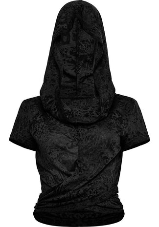 Priscilla | RUCHED HOODED TOP*