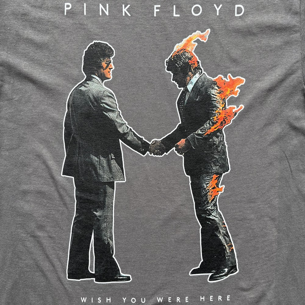 Pink Floyd | Man on Fire Outlined [Charcoal] T-SHIRT [PREORDER]