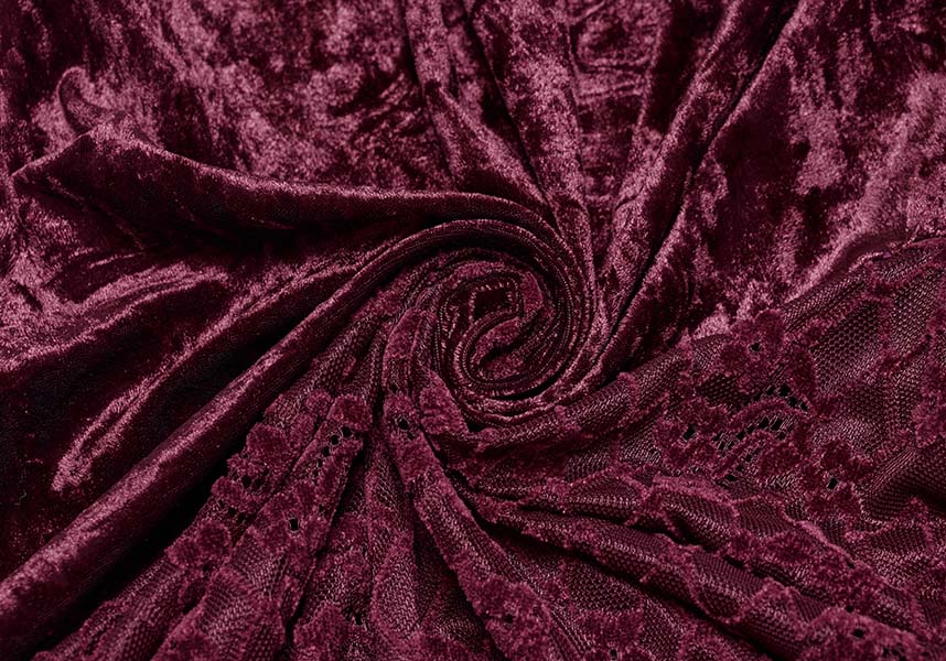 Aureole [Wine] Velvet | MAXI SKIRT