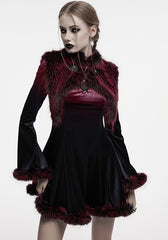 Punk Rave - Valentina Black/Red Shawl - Buy Online Australia