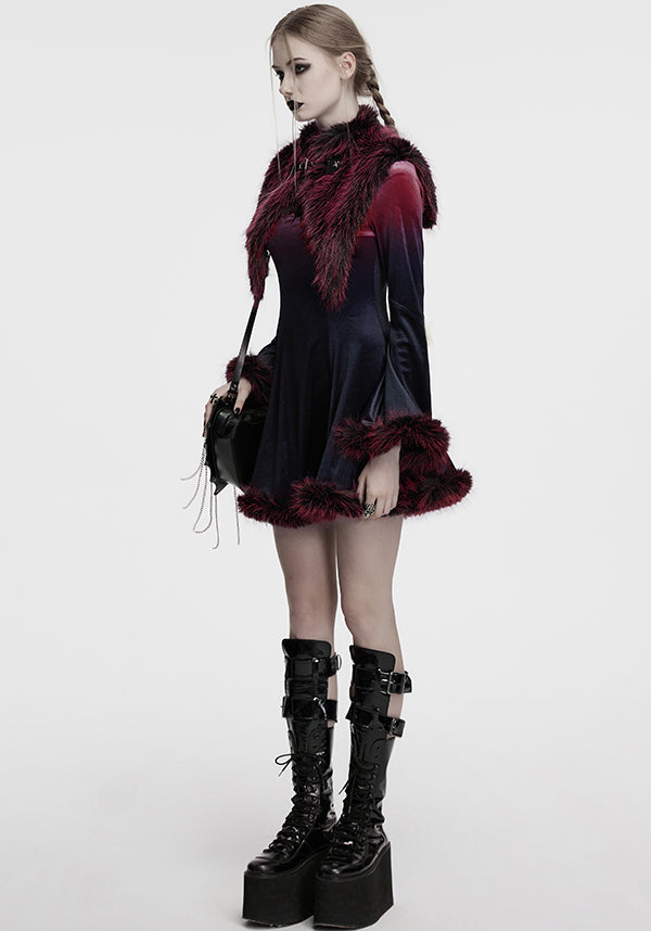 Valentina [Black/Red] | SHAWL