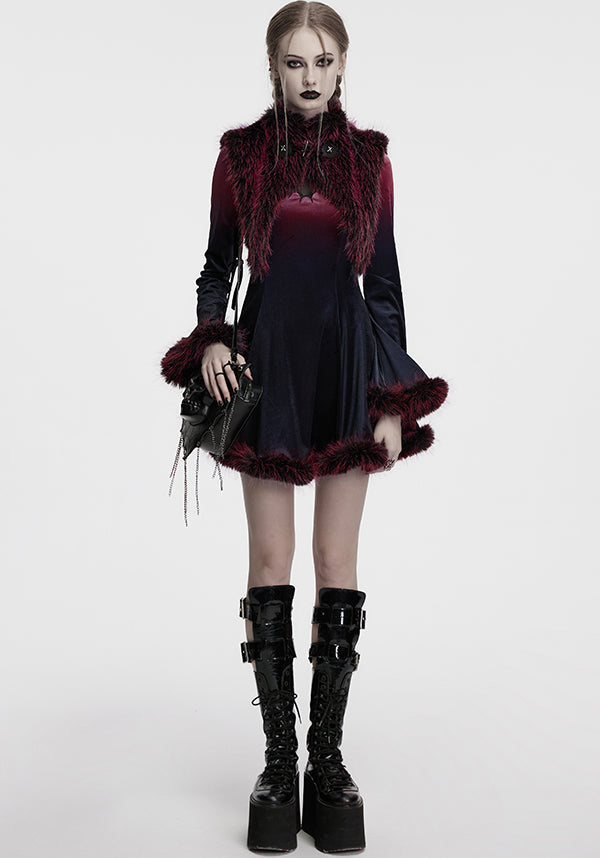 Valentina [Black/Red] | SHAWL