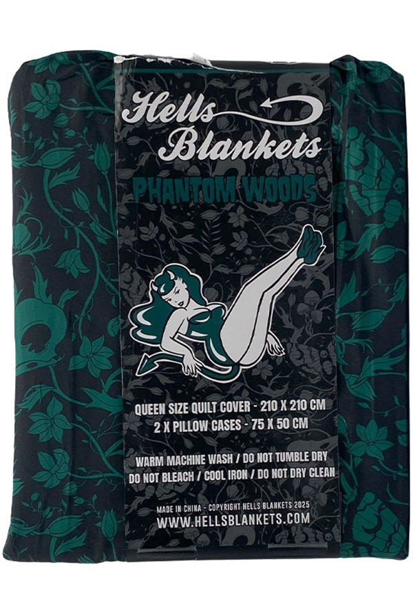 Phantom Woods [Green] | QUILT SET [KING]