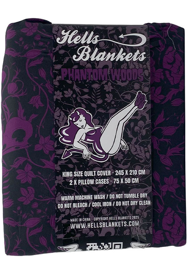 Phantom Woods [Purple] | QUILT SET [DOUBLE]