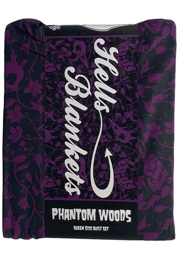 Phantom Woods [Purple] | QUILT SET [KING SINGLE]