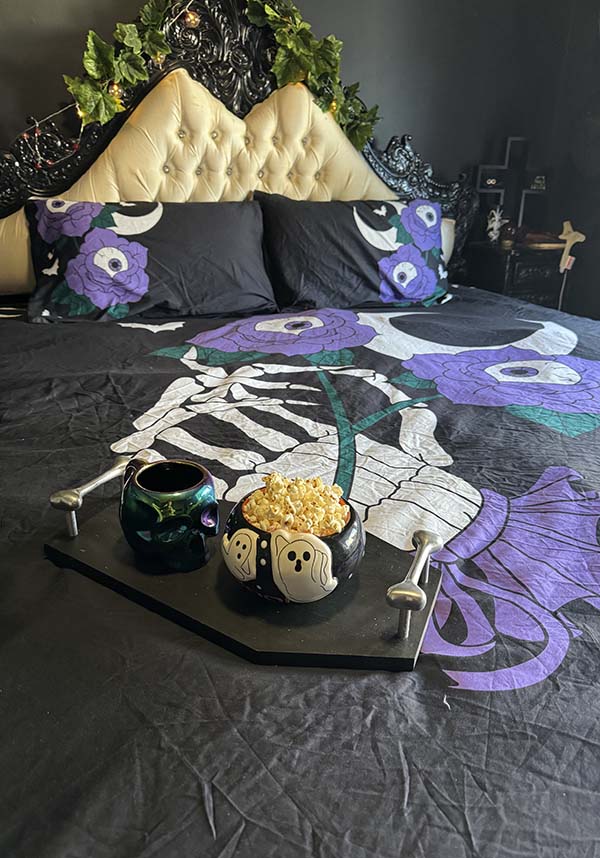 Macabre Blooms | KING QUILT SET [COTTON]