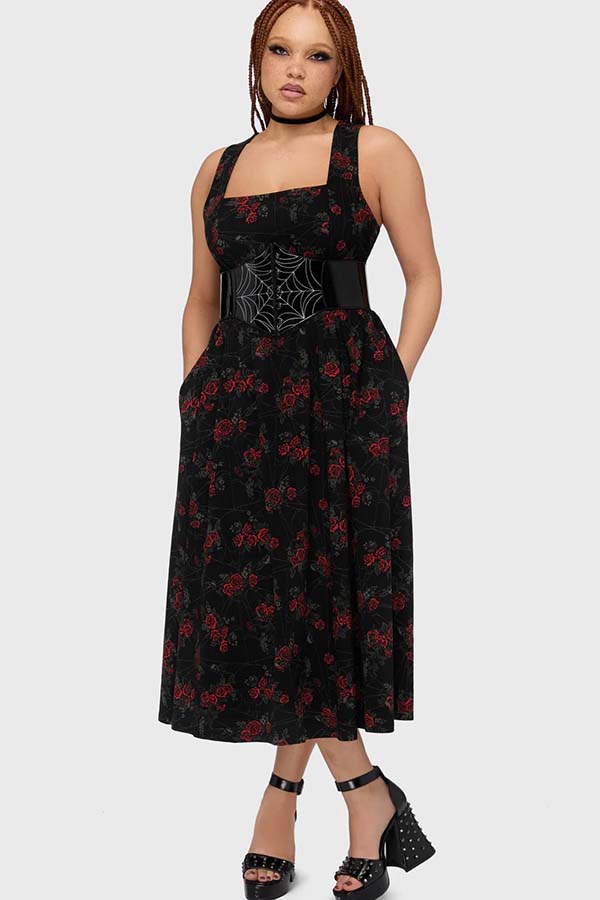 Poisoned Rose | MIDI DRESS